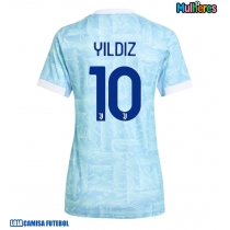 Camisa de Futebol Juventus Kenan Yildiz #10 Equipamento Secundário Mulheres 2025-26 Manga Curta